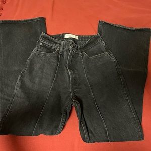 NWOT Abercrombie Curve Love High Rise Seamed Flare Jeans
